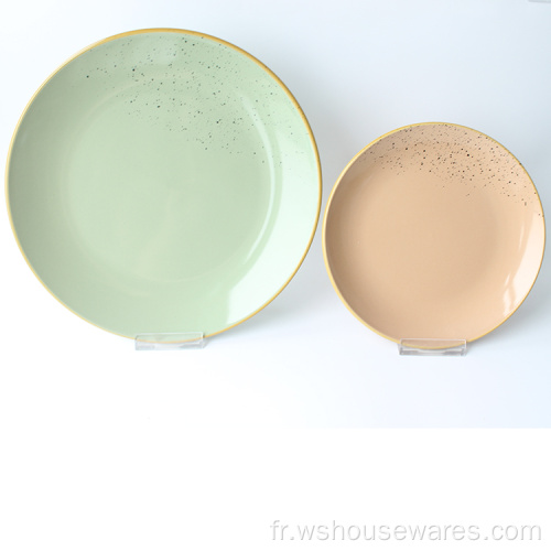 Vaisselle de céramique de style occidental Solide